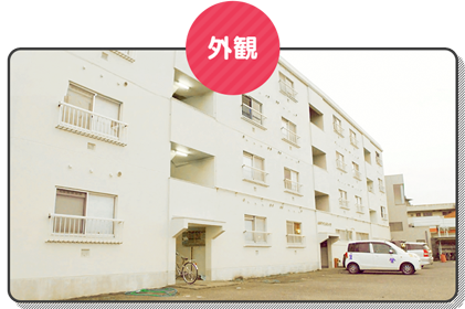 寮は旅館・ホテルからすぐなので便利です!